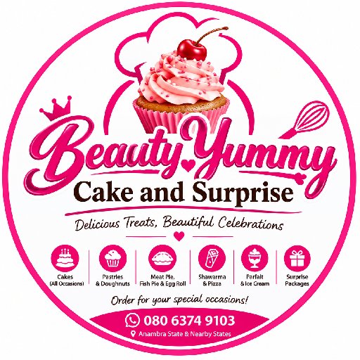 beauty yummy cake and surprise