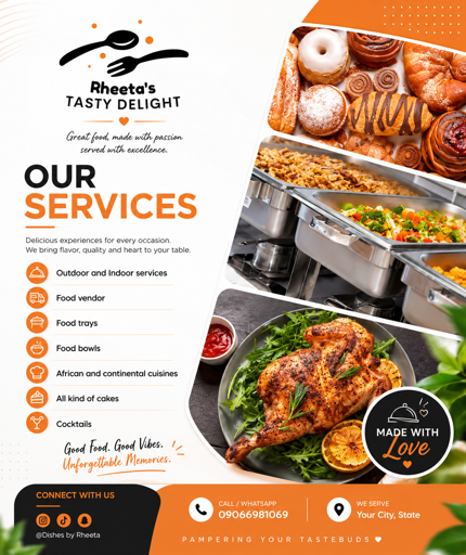 Rheeta's tasty delight portfolio