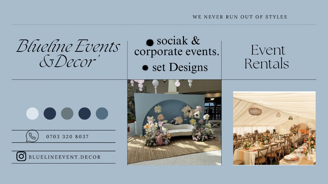 Blueline Event management portfolio