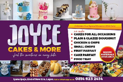 JoyceCakes&More portfolio