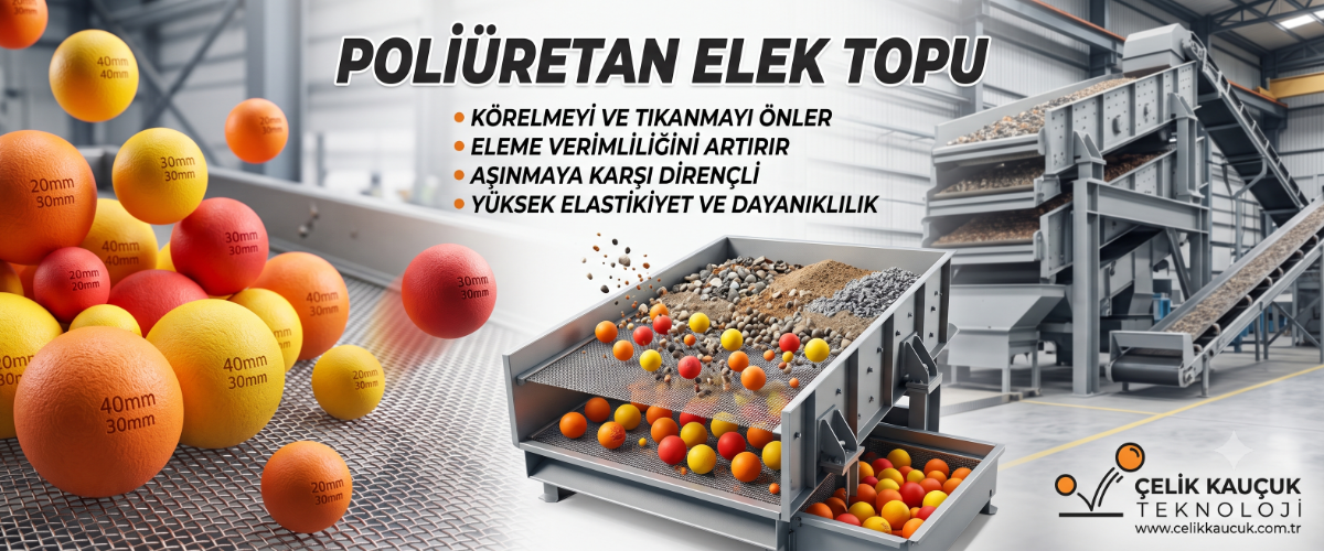 POLİÜRETAN ELEK TOPU
