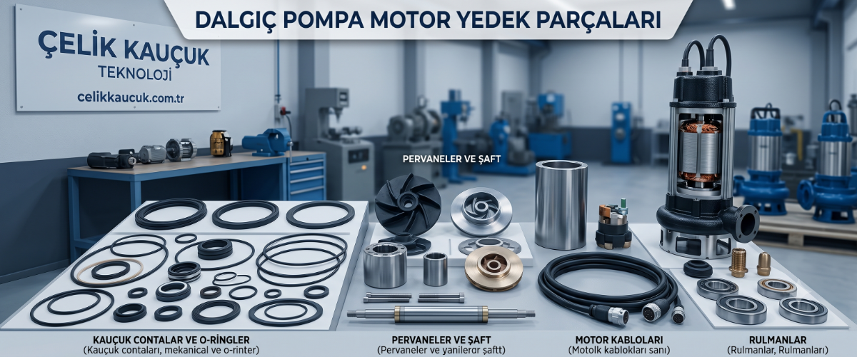 Dalgıç Pompa Kauçuk Yedek Parçaları: Sızdırmazlık, Dayanıklılık ve Yüksek Performansın Sırrı