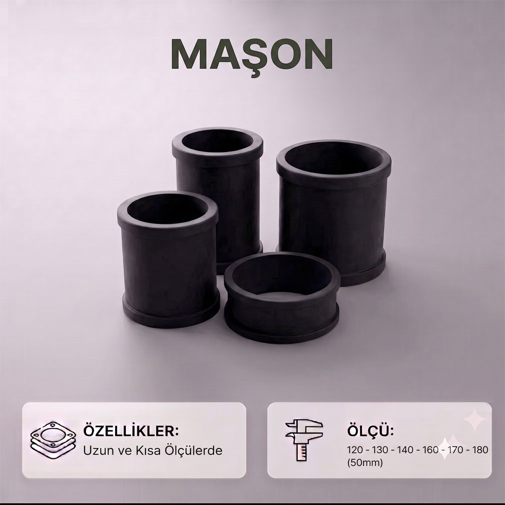 Maşon Kısa Çelik Kaucuk
