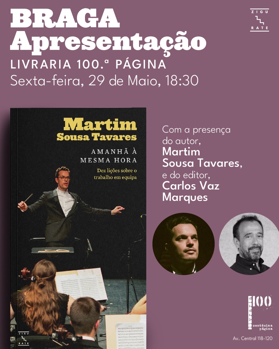 Amanhã à Mesma Hora - Dez Lições sobre o Trabalho em Equipa -Martim Sousa Tavares
