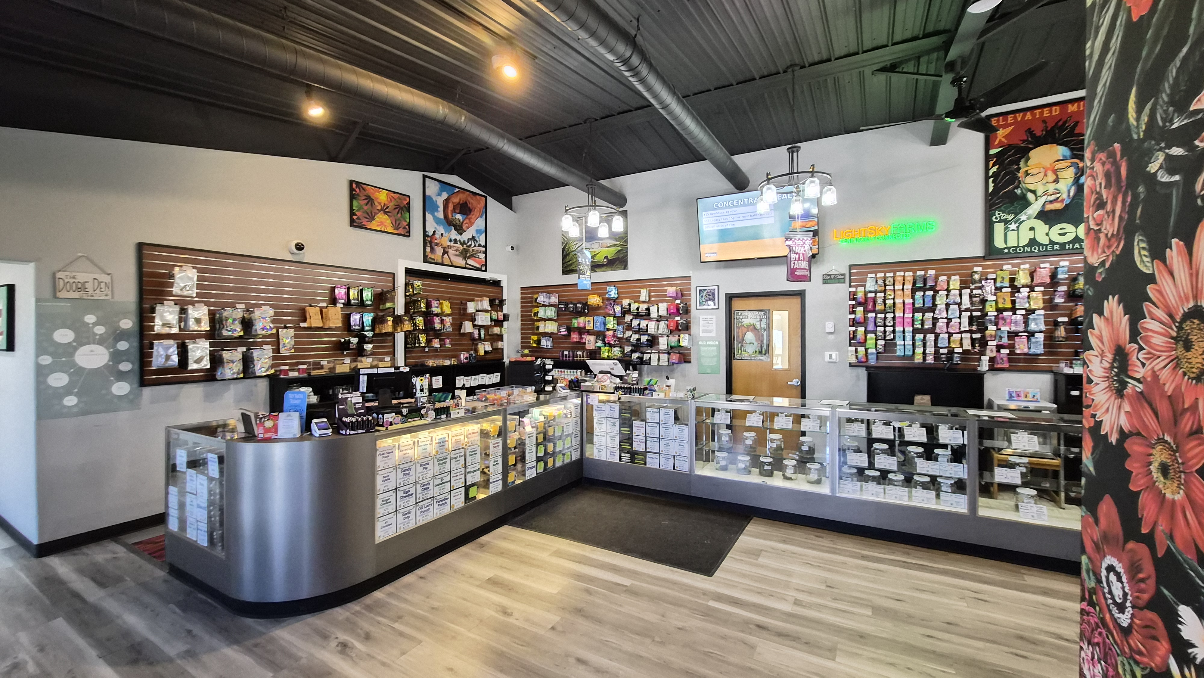 Meds Cafe Alpena — interior view of cannabis retail space