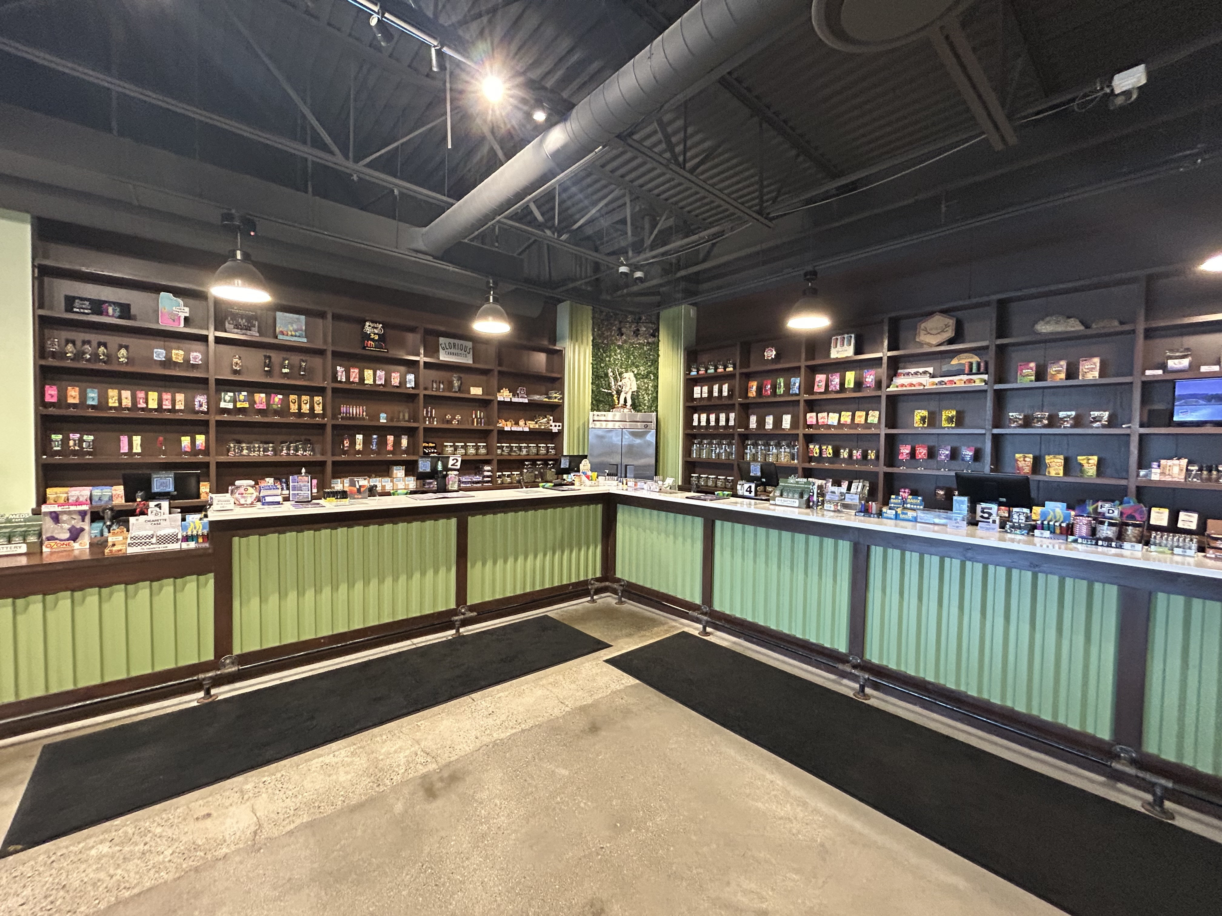 Meds Cafe Cedar Springs — deli-style flower counter and cannabis selection
