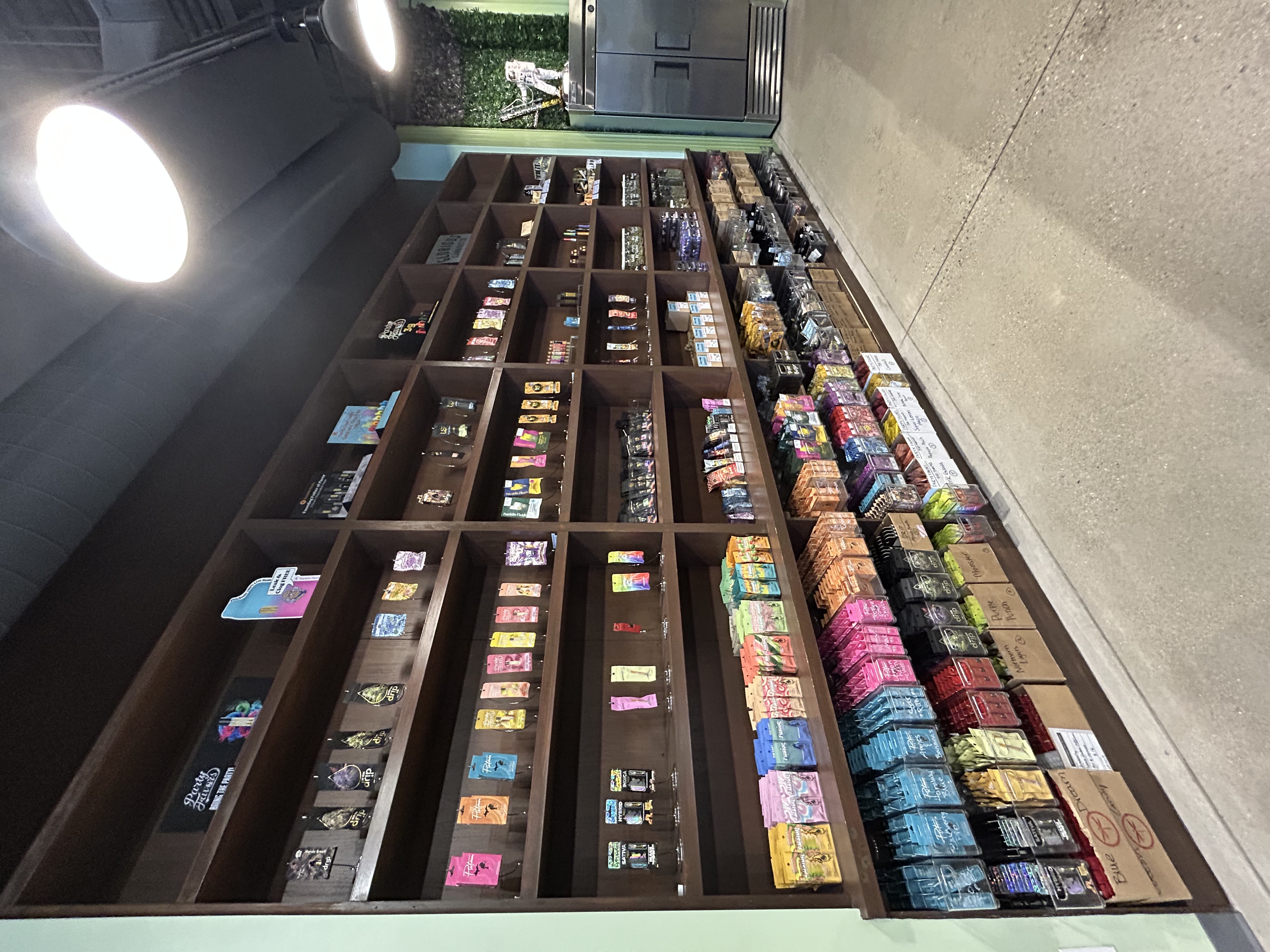 Meds Cafe Cedar Springs — interior view of cannabis retail near Sparta