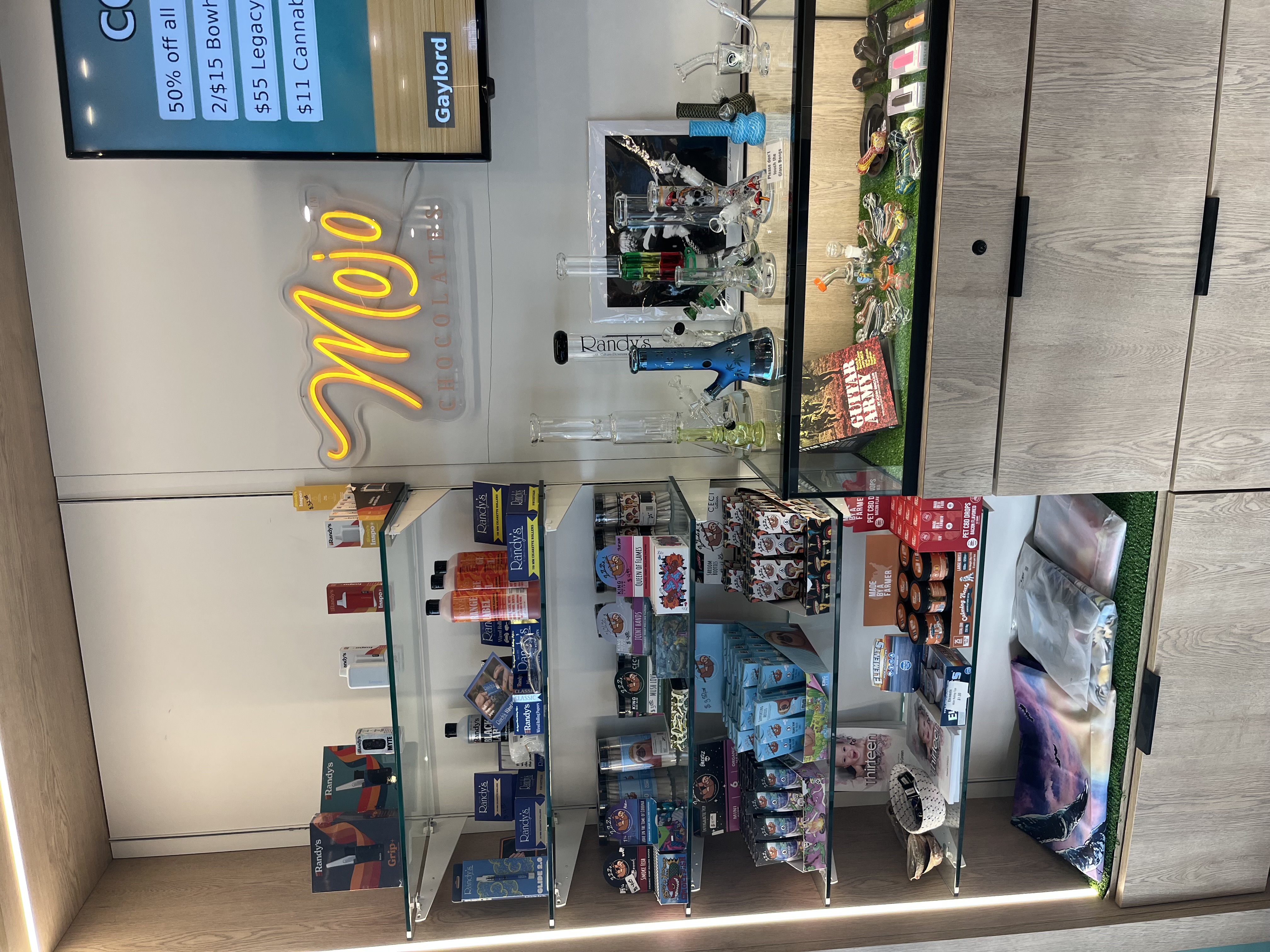 Inside Meds Cafe Cheboygan — store layout and welcoming atmosphere