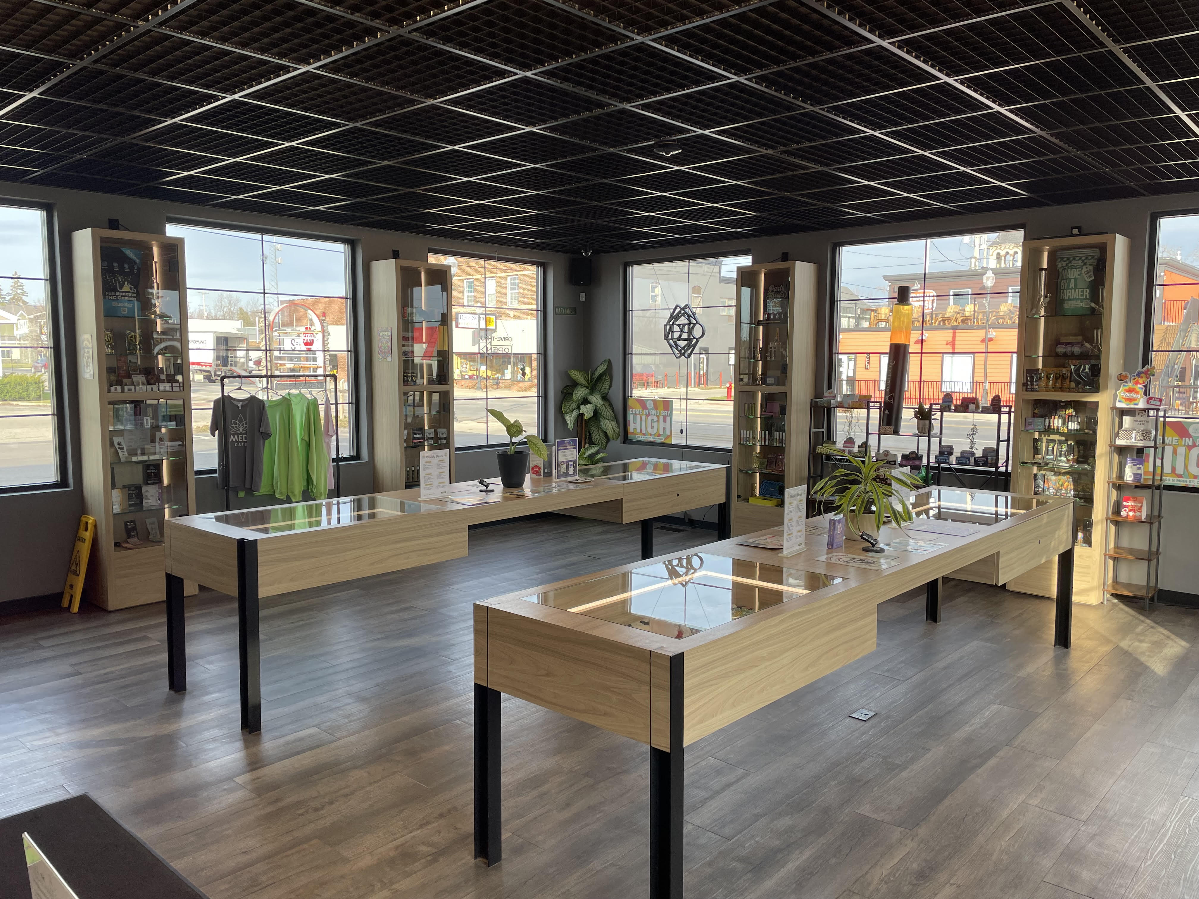 Meds Cafe Cheboygan — interior view of cannabis retail space