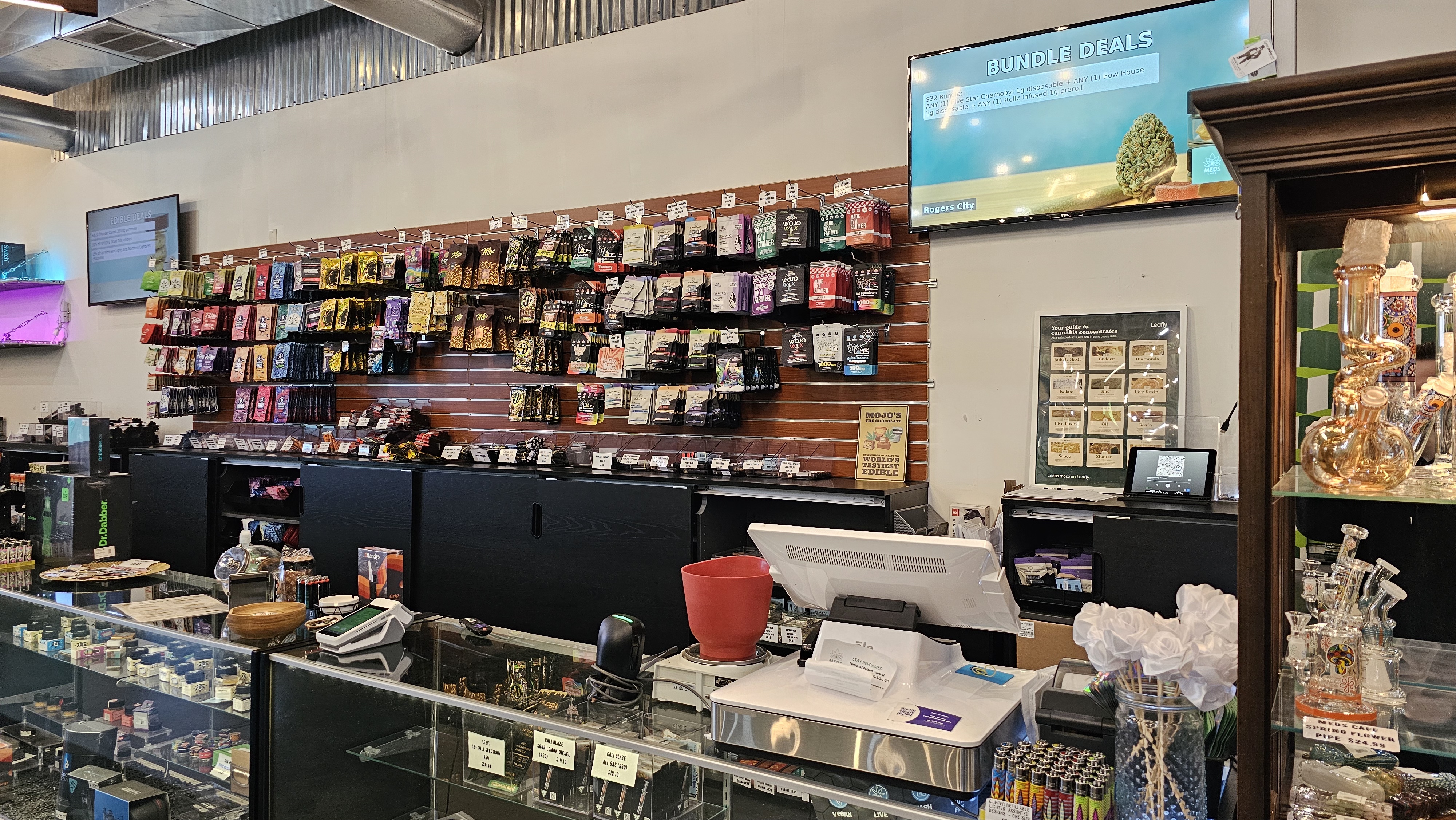 Meds Cafe Lowell — product selection and store layout