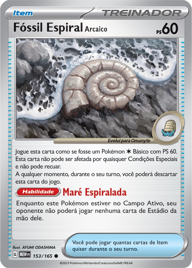 Fóssil Espiral Arcaico