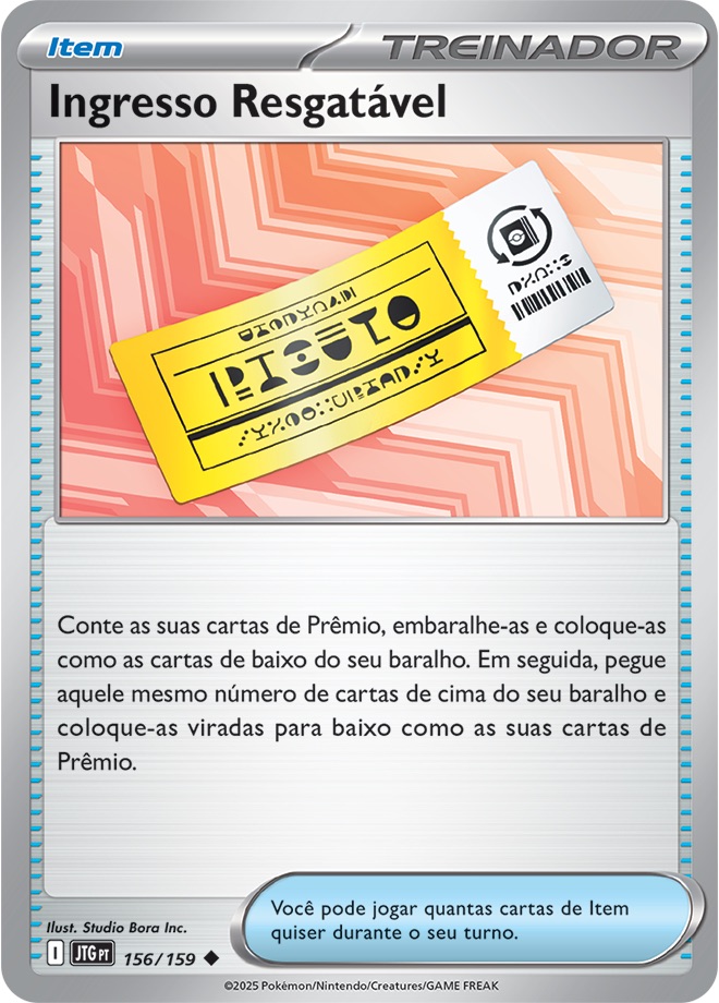 Ingresso Resgatável