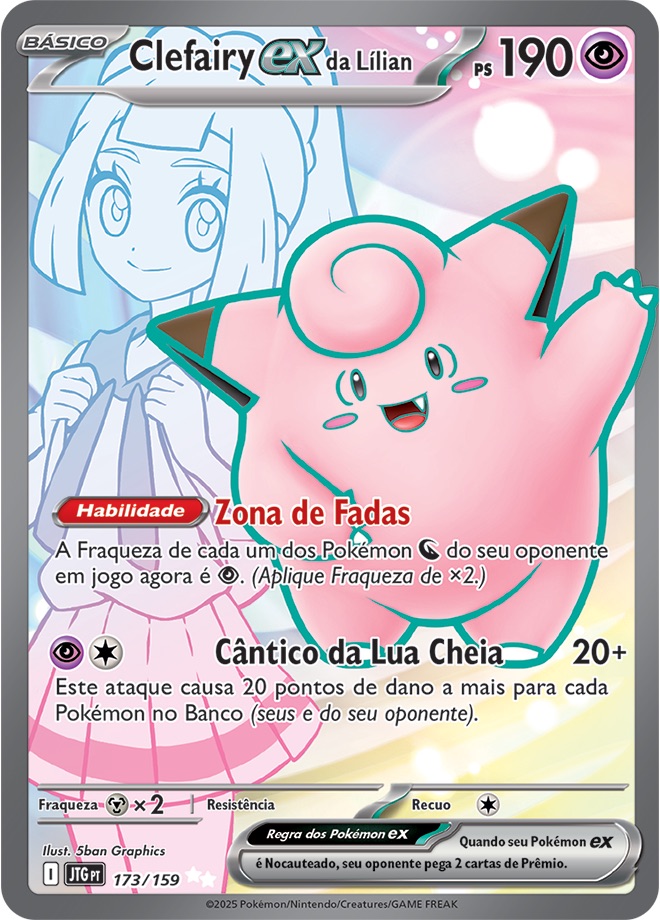 Clefairy ex da Lílian