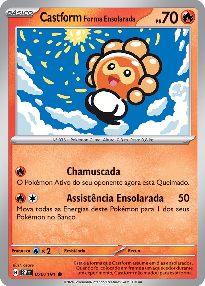 Castform Forma Ensolarada