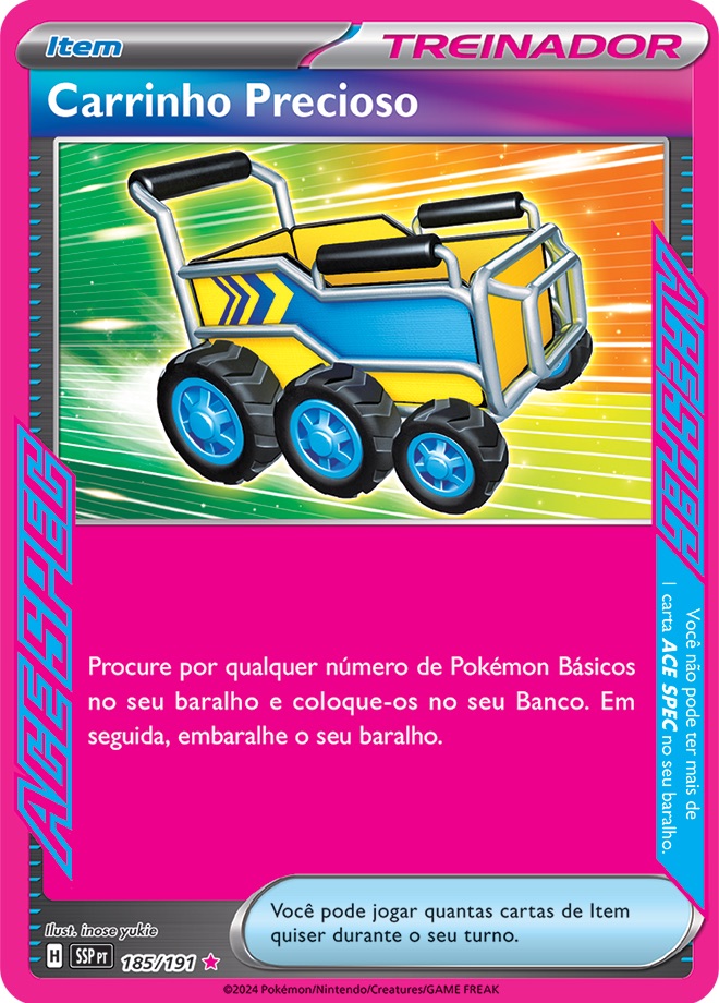 Carrinho Precioso Chave de