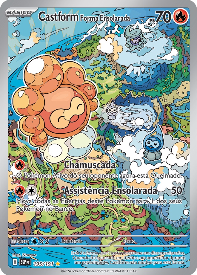 Castform Forma Ensolarada