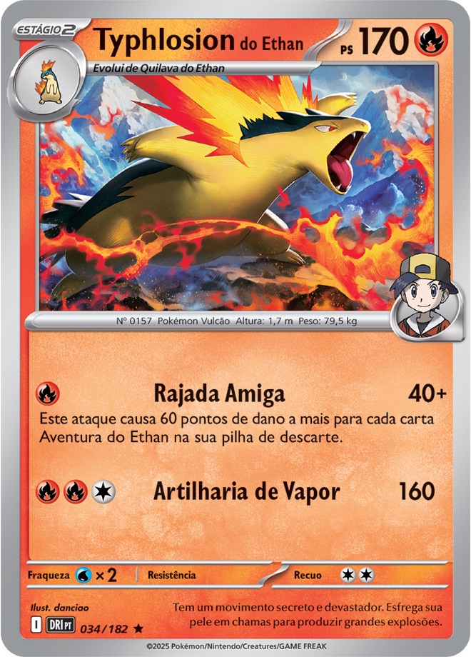 Typhlosion do Ethan