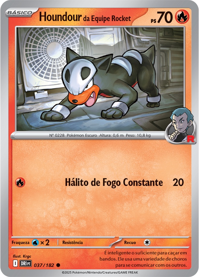 Houndour da Equipe Rocket