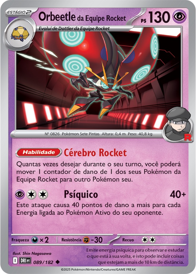 Orbeetle da Equipe Rocket