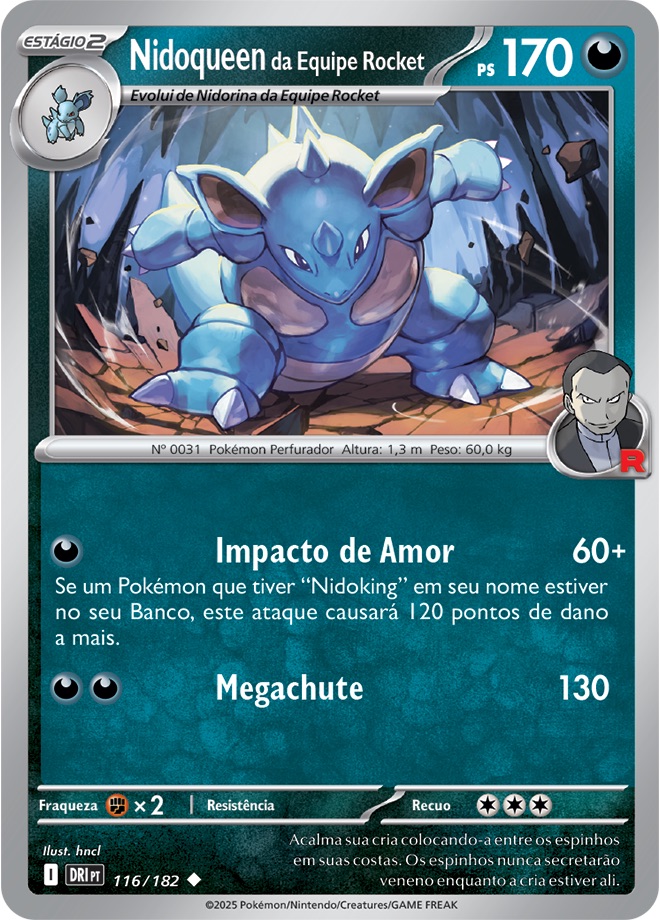 Nidoqueen da Equipe Rocket