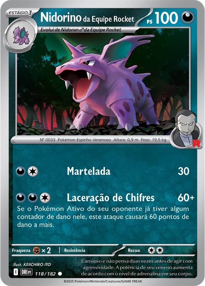Nidorino da Equipe Rocket
