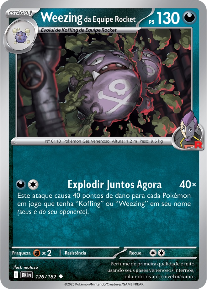 Weezing da Equipe Rocket