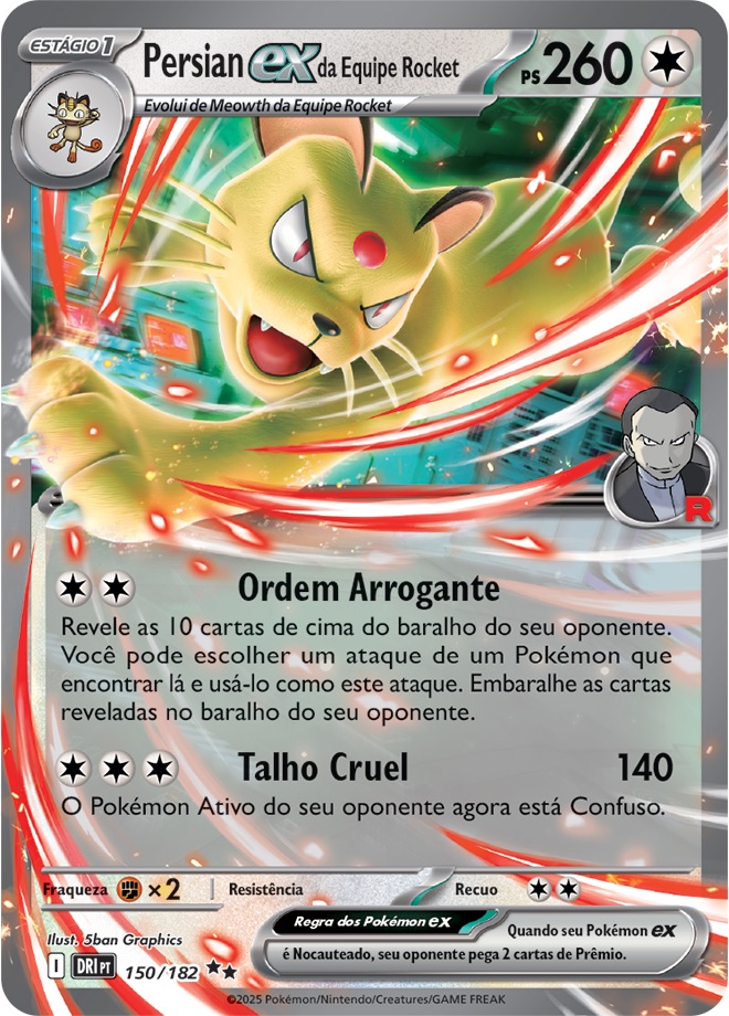 Persian ex da Equipe Rocket