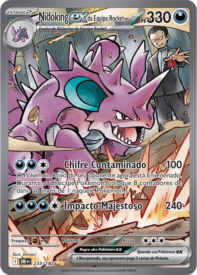 Nidoking ex da Equipe Rocket