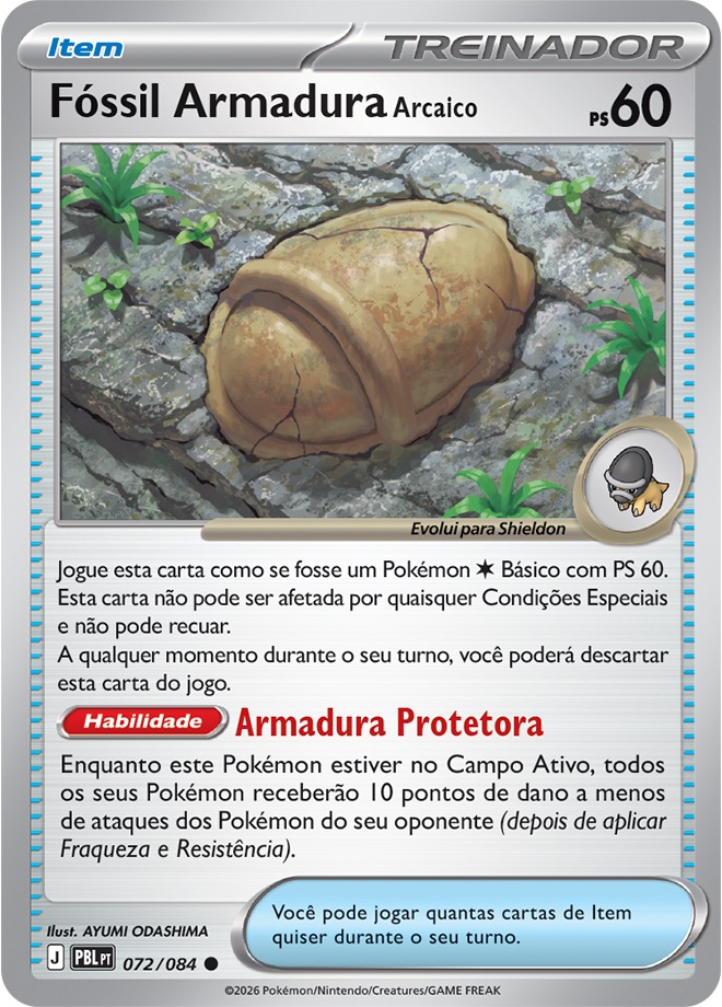Fóssil Armadura Arcaico