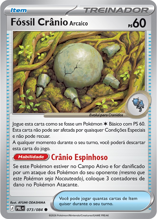 Fóssil Crânio Arcaico