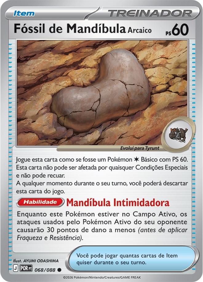 Fóssil de Mandíbula Arcaico