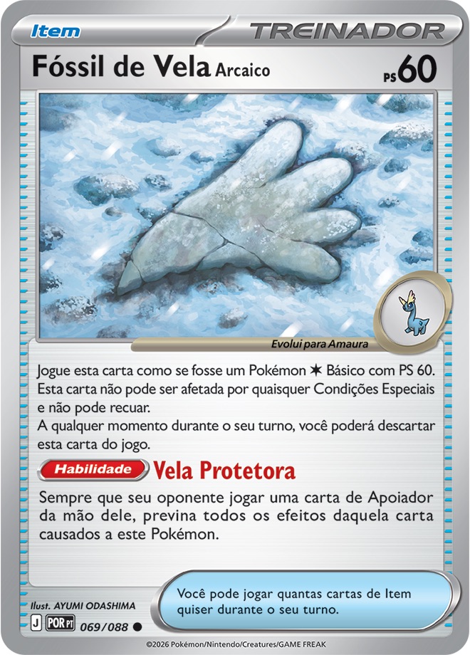 Fóssil de Vela Arcaico