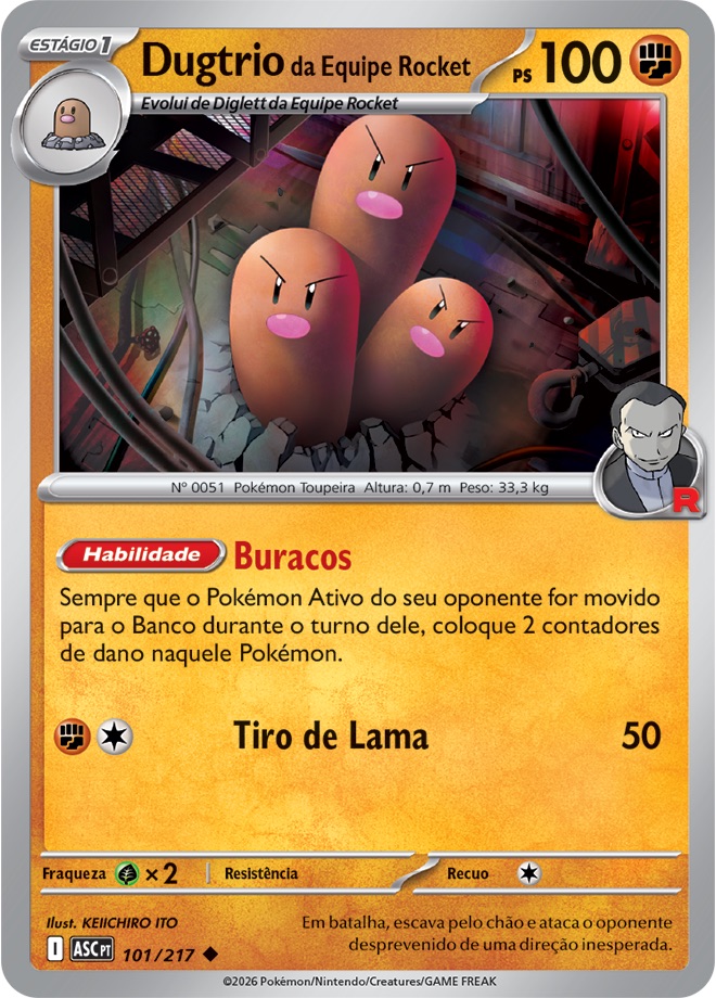 Dugtrio da Equipe Rocket