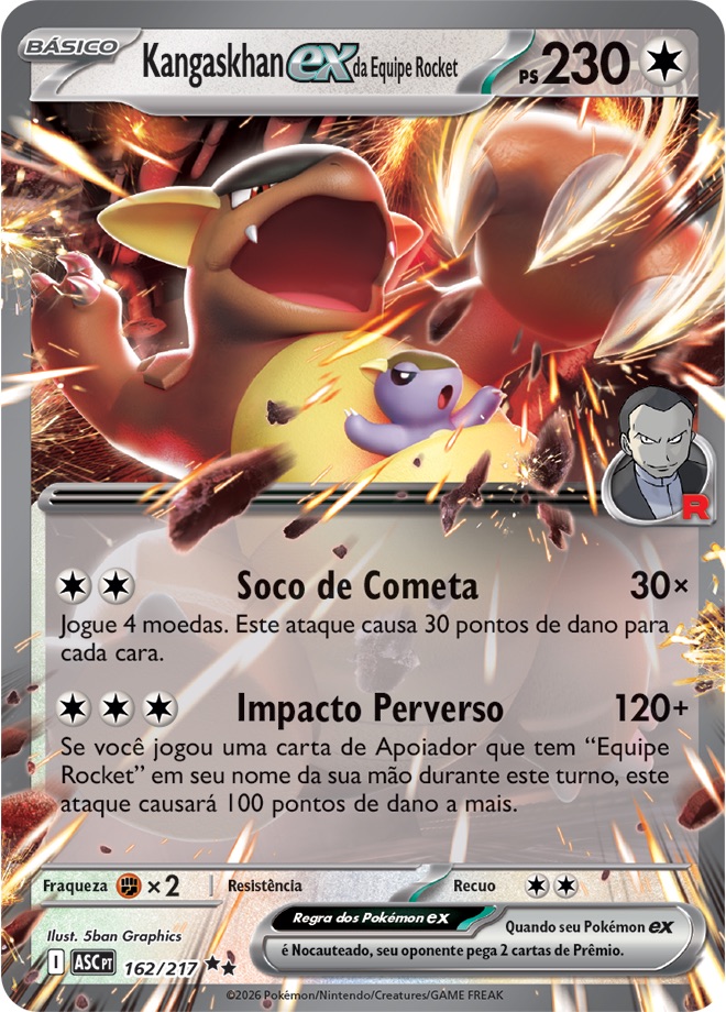 Kangaskhan ex da Equipe Rocket