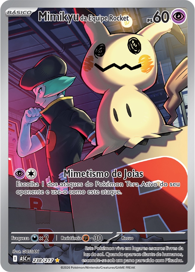 Mimikyu da Equipe Rocket