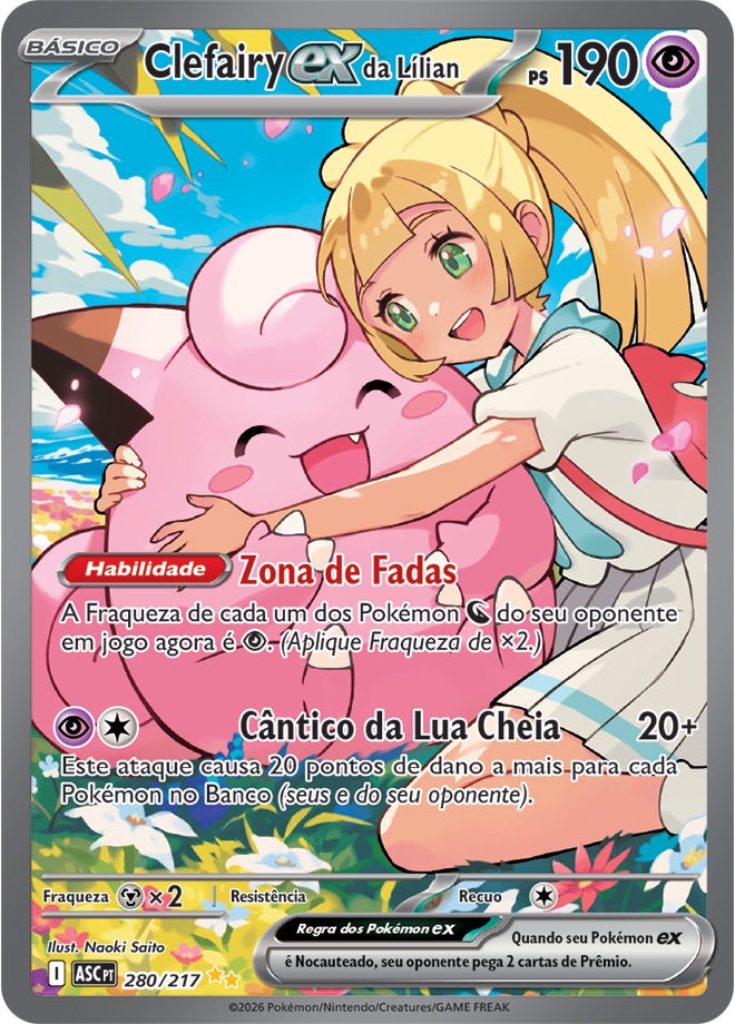 Clefairy ex da Lílian