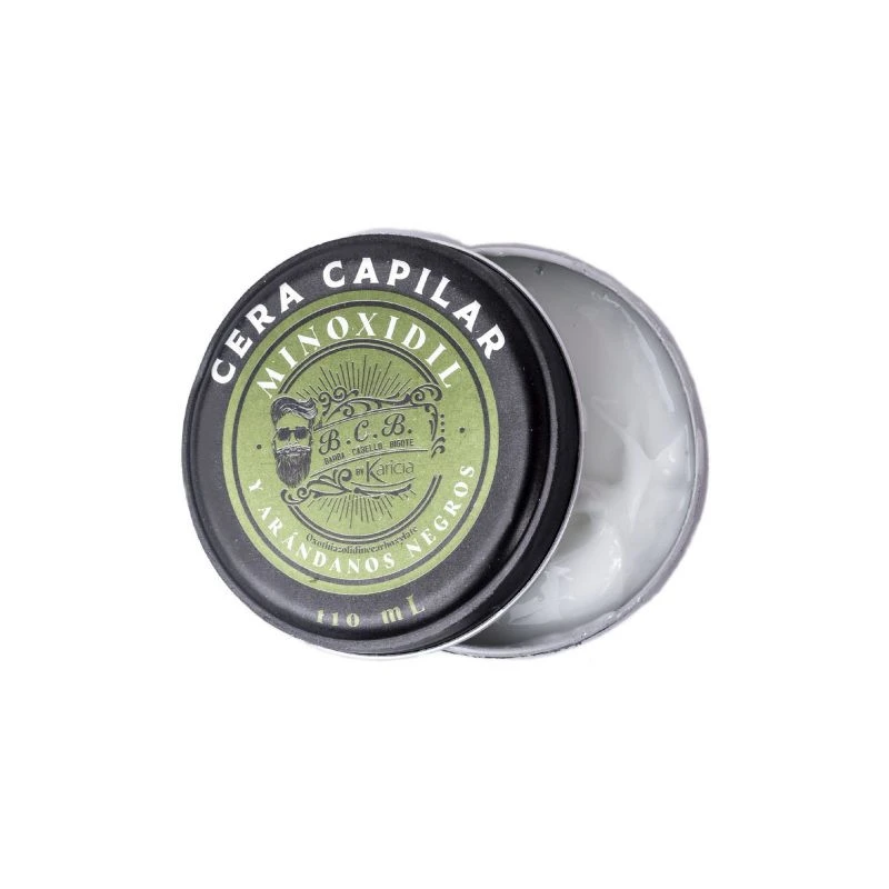 Cera con Minoxidil y Arándanos Negros