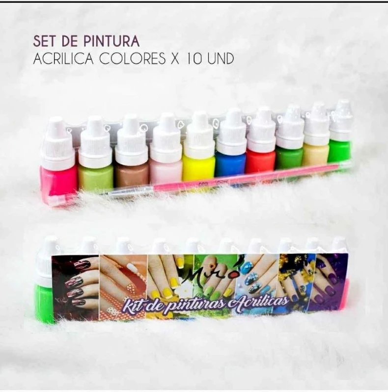 Kit de Pinturas Acrílicas x10