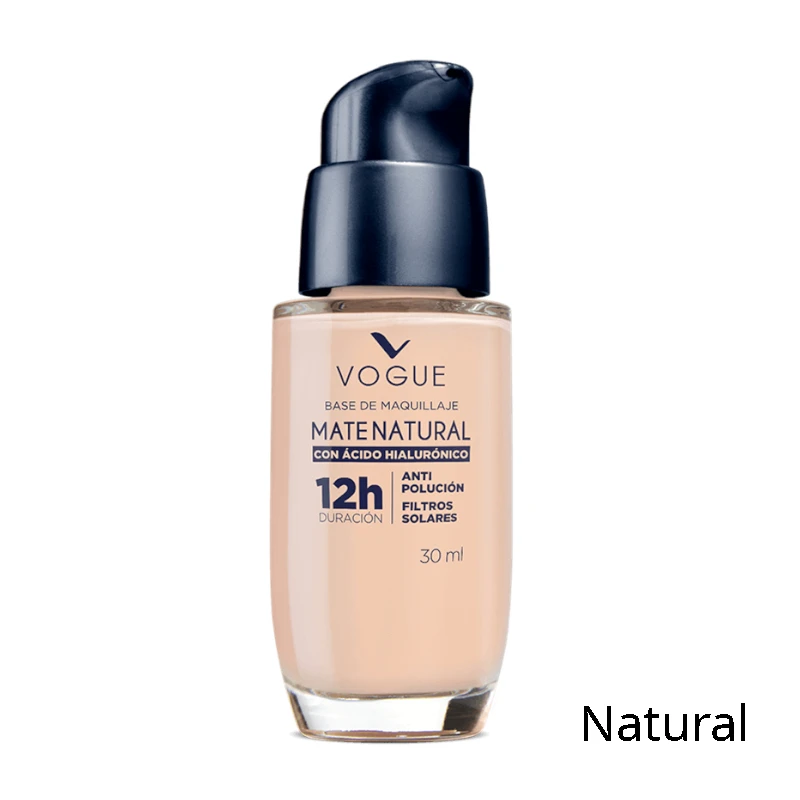Base Líquida Mate Natural Vogue Válvula