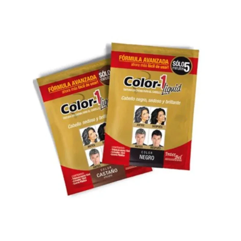 Color 1 Liquido Tintura en crema Sachet