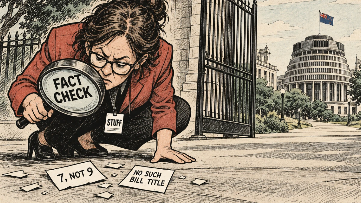 Stuff catches NZ First abortion errors but plays down what changed in 2020