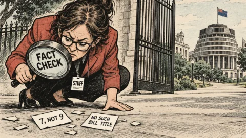 Stuff catches NZ First abortion errors but plays down what changed in 2020
