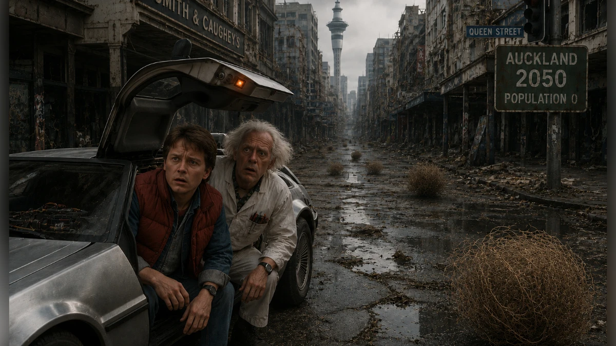 2050 heatwave report gives 'Back to the Future' vibes, makes embarrassing errors
