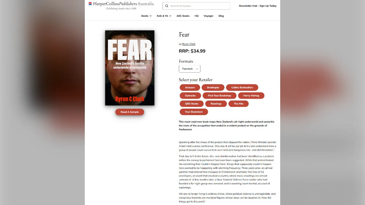 HarperCollins and Byron Clark apologise over conservative leader’s inclusion in ‘Alt Right’ chapter