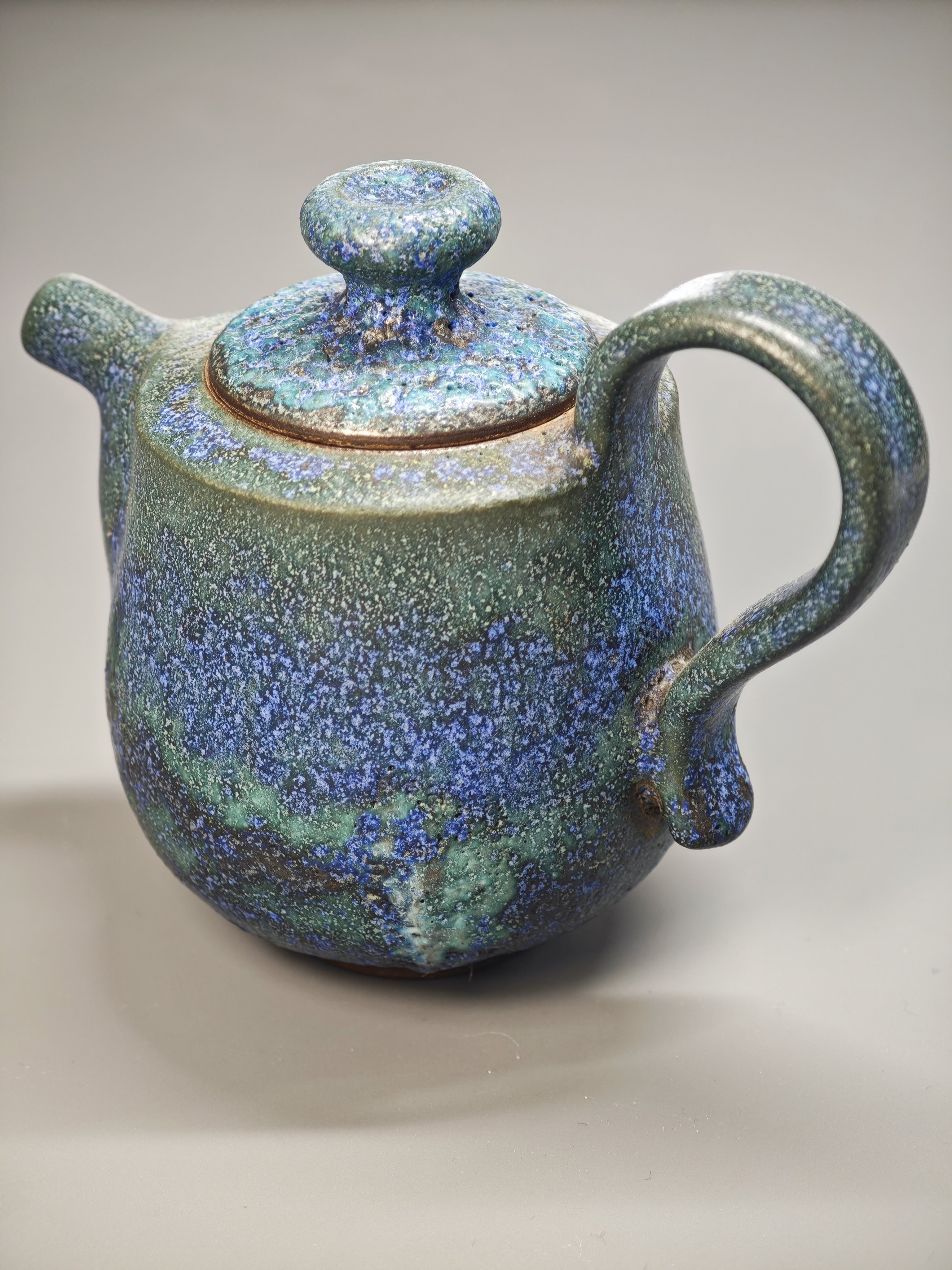 未名銘 犀皮酔（サイヒスイ）茶壺、容量約100ml