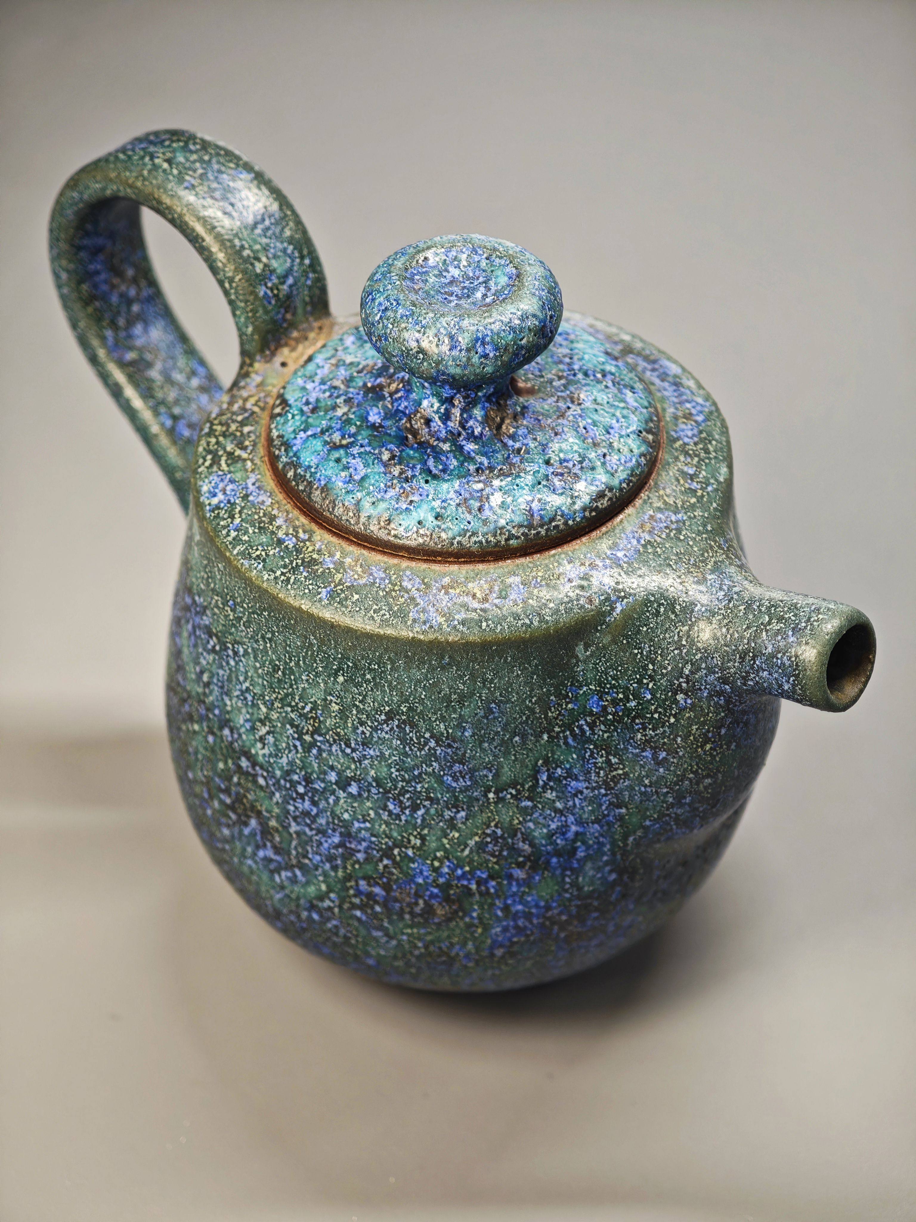 未名銘 犀皮酔（サイヒスイ）茶壺、容量約100ml 2