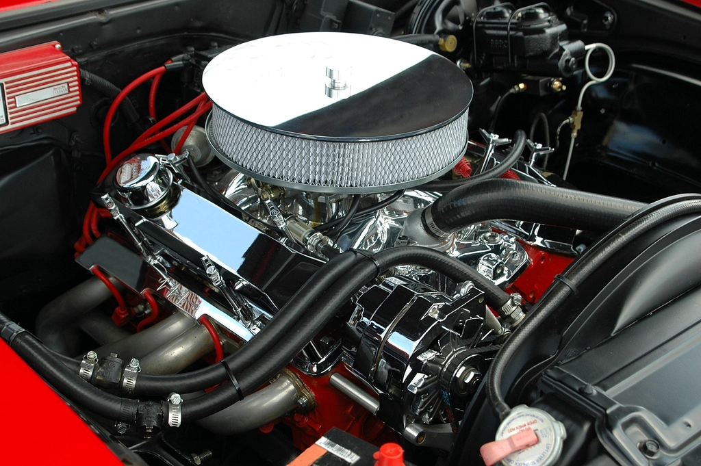 Car engine close photo