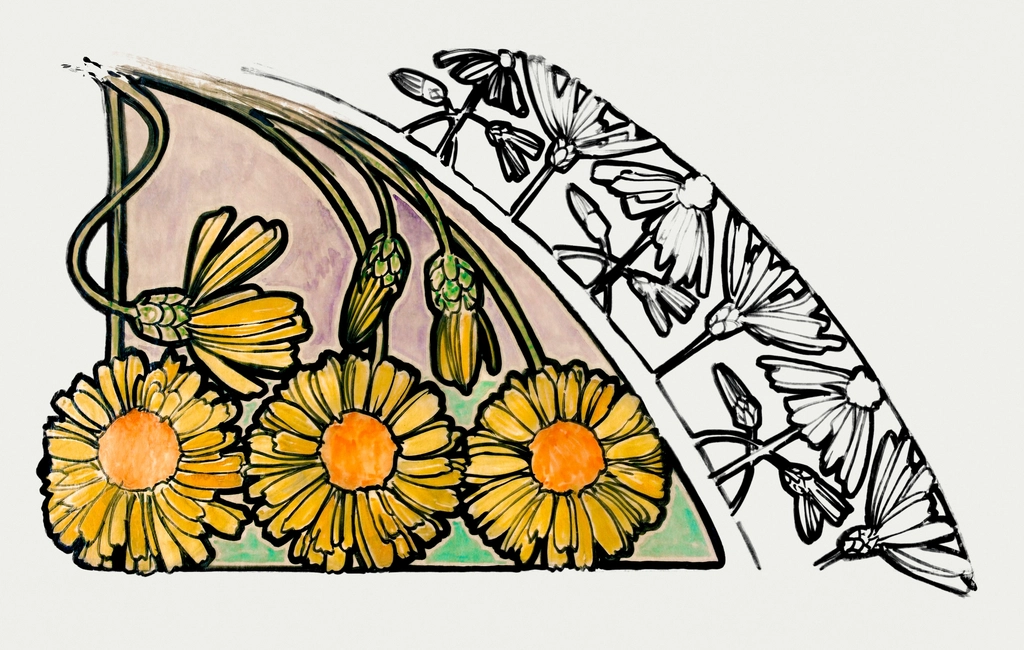 Floral motif Fouquet boutique Alphonse