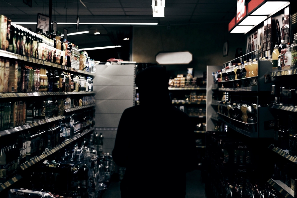 shop shelves
