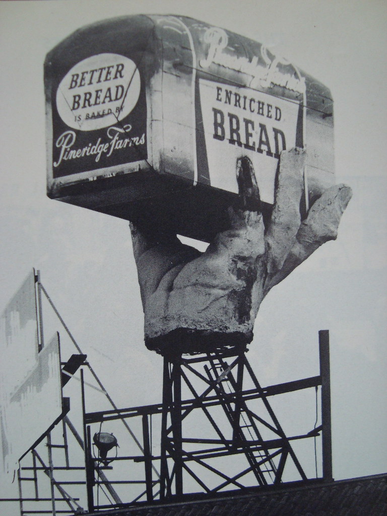 McGavin Bakery Giant Hand and Loaf, 1973